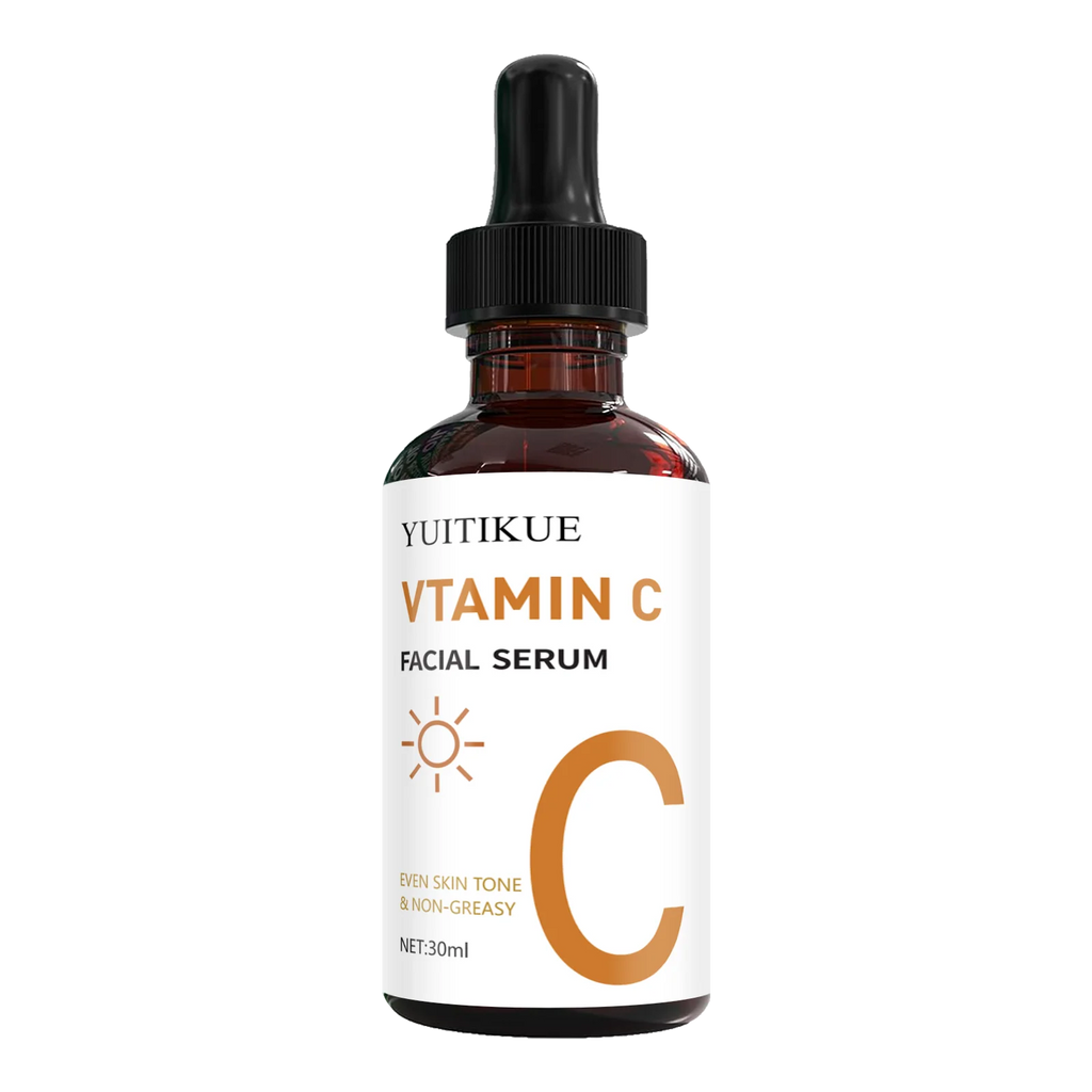 Vitamin C facial serum, evens skin tone & non-greasy, provides long-lasting deep hydration, firms and lifts