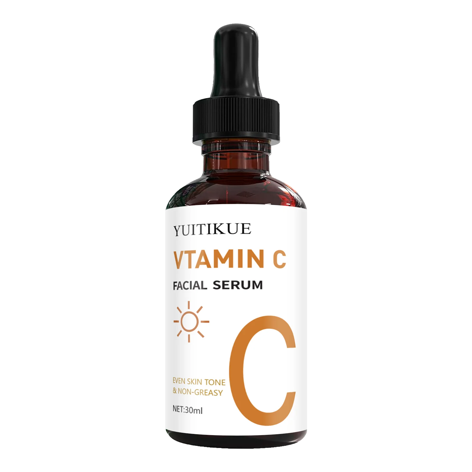 Vitamin C facial serum, evens skin tone & non-greasy, provides long-lasting deep hydration, firms and lifts