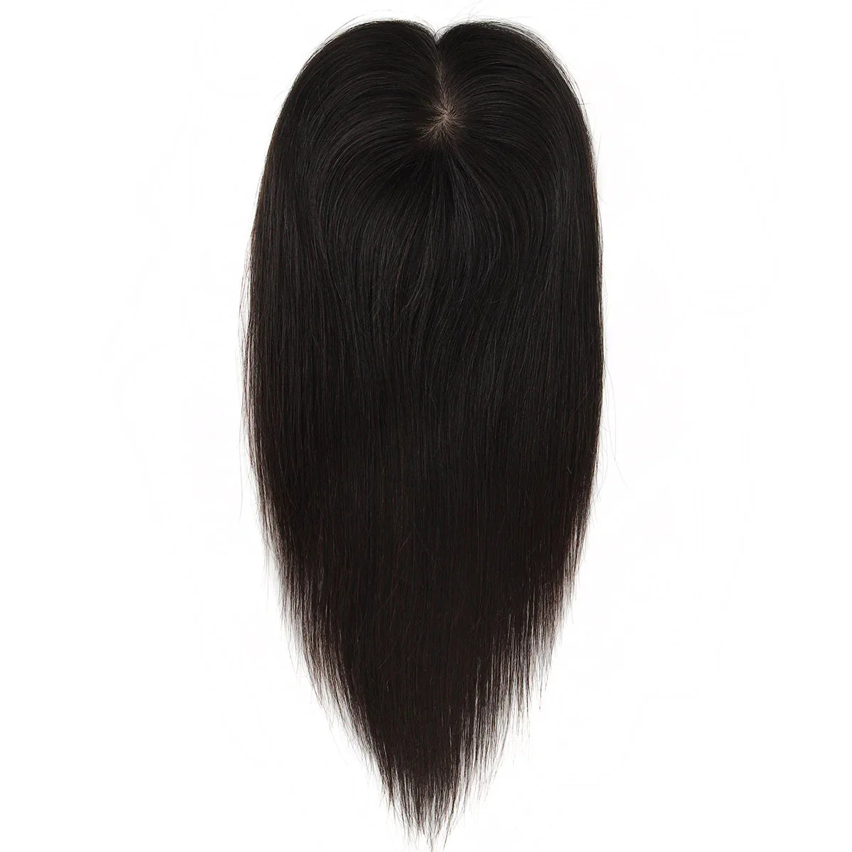 TUW10 3''x5'' Silk Base Hair Topper for Women with PU around 3 Clip 110% Handmade Remy Human Hair Natural Looking Topper Hairpin