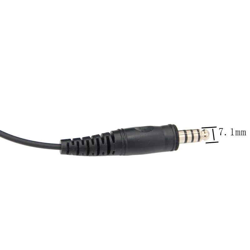 Air Tube 7.1mm U174 Plug Tactical Earpiece headset U94 PTT Mic for Baofeng UV-5R 6R BF-888S UV5R Kenwood PUXING TYT HYT Radio