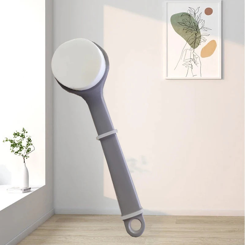 Multi Function Lotion Sunscreen Ointment Applicator Long Handle Body Cleaner Shower Brush Back Massager Beauty Tool