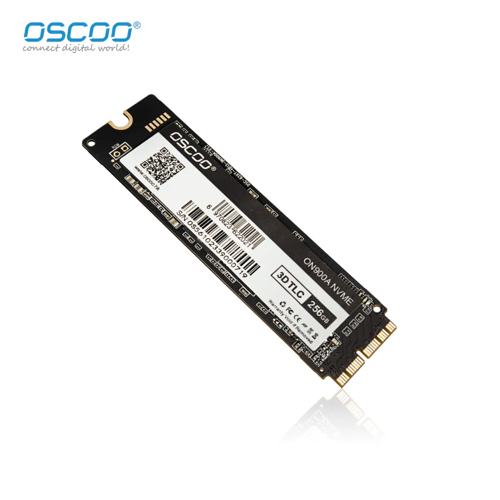OSCOO NVME SSD for 2013-2017 MacBook Air A1465 A1466 NVMe PCIe Gen3.0*4 for Macbook Pro A1502 A1398 & 2012-2018 IMac A1419 A1418