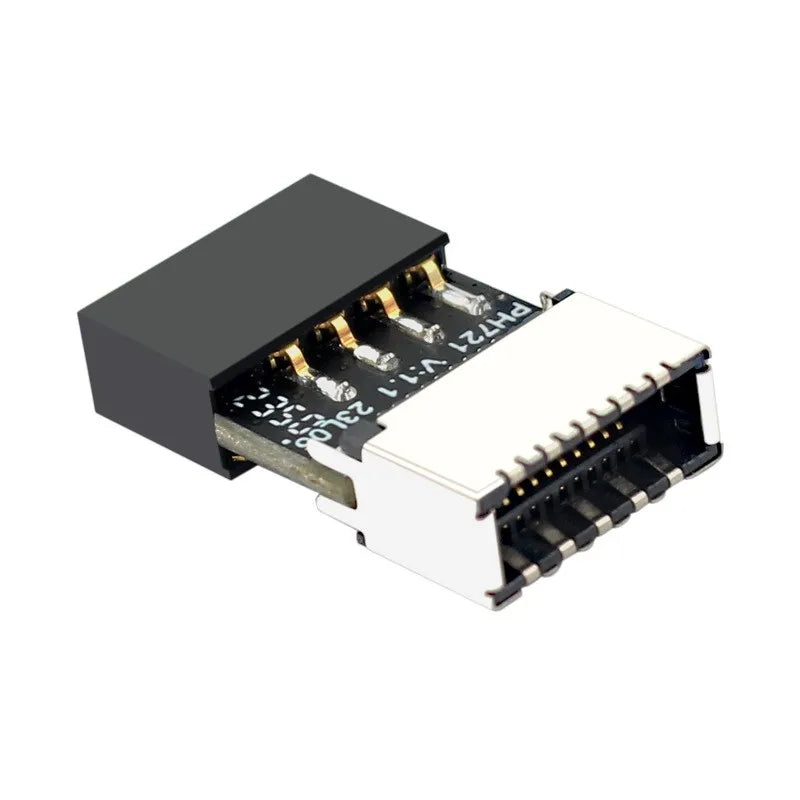 Motherboard USB2.0 9PIN Male To Type-E Female Adapter TYPE-E Interface Header Adapter