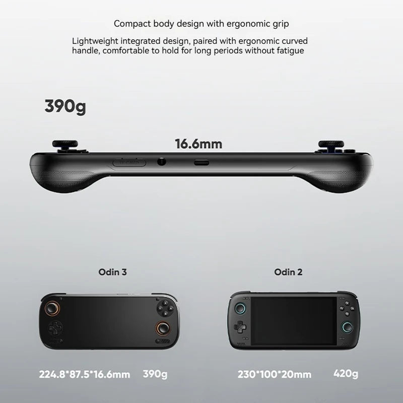 In Stock AYN Odin3 Handheld Game Players 6Inch 1080P 120Hz AMOLED Screen 8000mAh Hall-Effect Joystick/Trigger Game Console