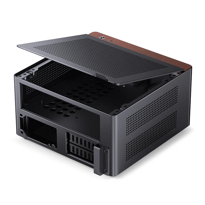 JONSBO N10/NV10 MINI ITX Case Supports 1U FLEX Power Supply Aluminum Alloy Desktop Office Computer Case