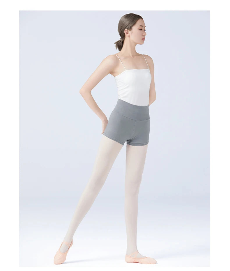 Women Ballet Dance Shorts Girls Black Full Cotton Professional Lady Leggings Boxer Pants for Dancing