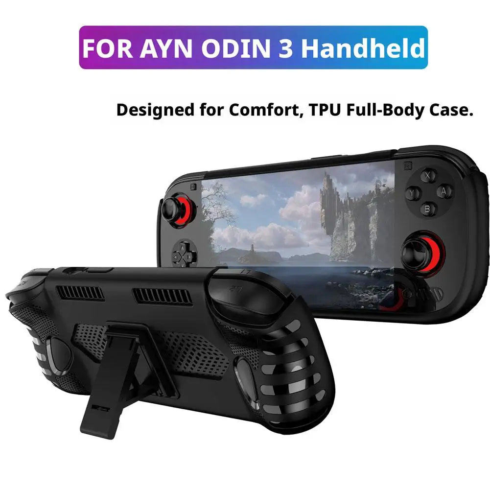 Protective Case For Odin 3 Handheld Console Anti Slip Shockproof TPU Protective Case Ergonomic Gaming Grip Game Consoles Cover