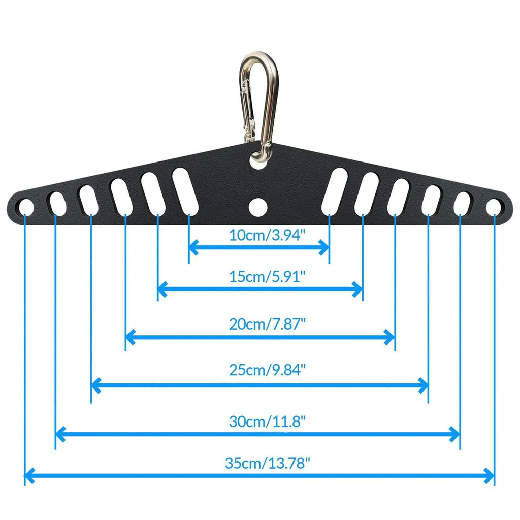 LAT Pull Down T Bar Spreader Bar for Home Pulley System Adaptor Crossover