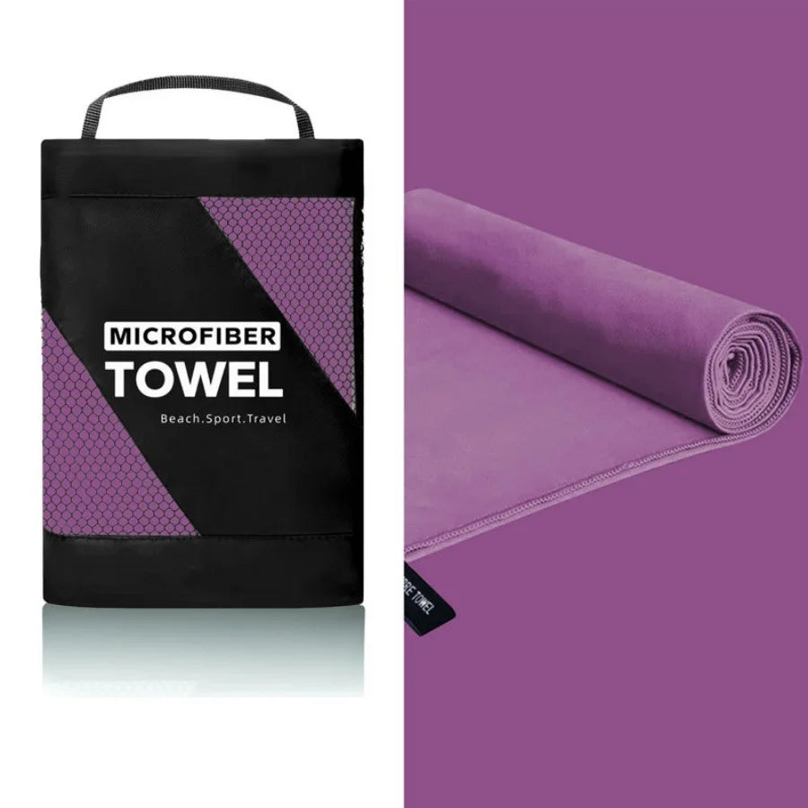 Microfiber Beach Towel Quick Dry Soft Absorbent Sand-Free Lightweight Travel Towel for Swimming Pool Spa Home