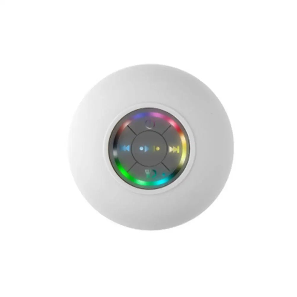 Portable Wireless Bluetooth Speaker LED IPX4 Waterproof Loudspeaker Outdoor Bathroom Large Suction Cup Mini Stereo Sound Box