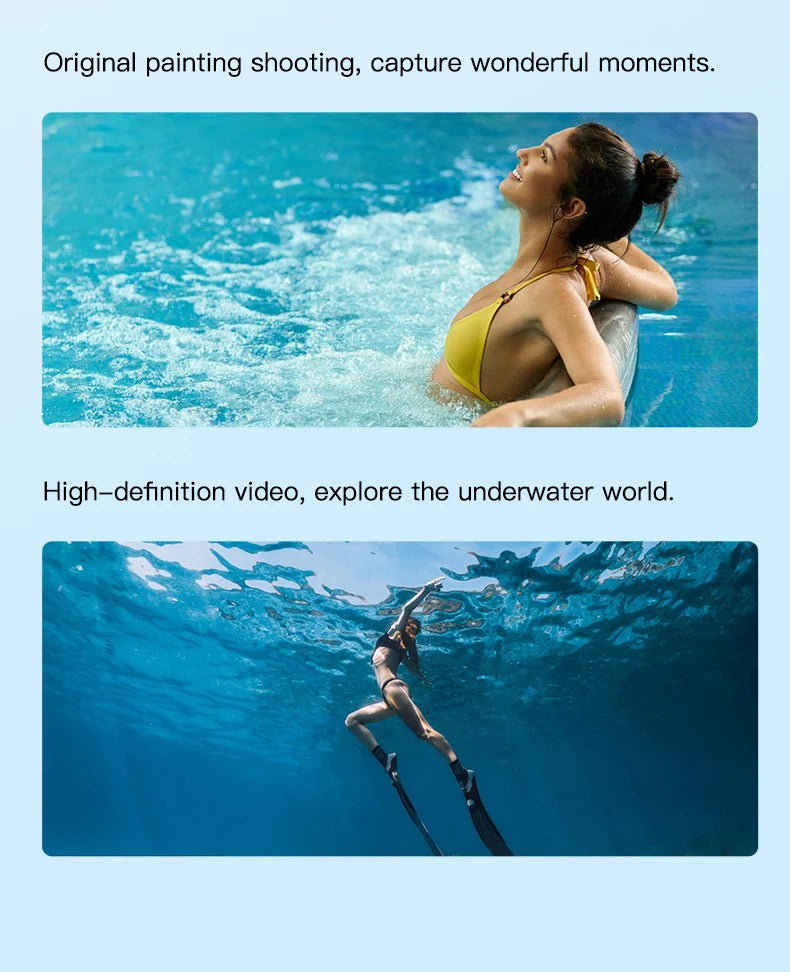 Clear Window Waterproof Phone Pouch - Touchscreen Case for Underwater Photos, Swimming, Rafting (iPhone, Huawei, Xiaomi, Android
