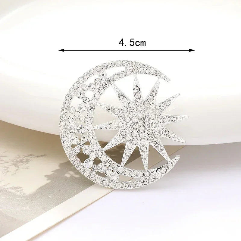 Zircon Moon Star Phone Griptok Universal Smart Tok Stand Socket For iPhone Folding Holder Finger Ring Support Bracket