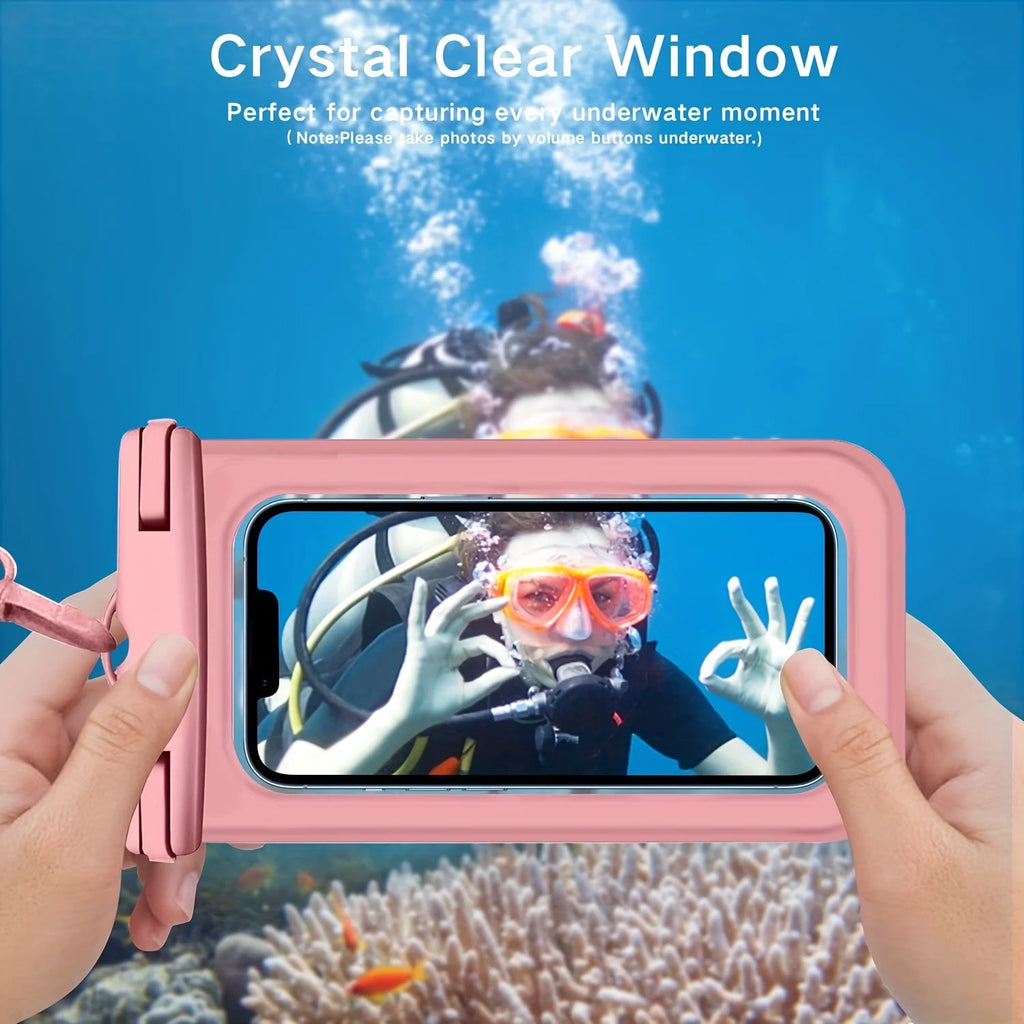 Universal Extra-Large Waterproof Pouch, Underwater Dry Bag For Smart Phones, Waterproof Phone Bag