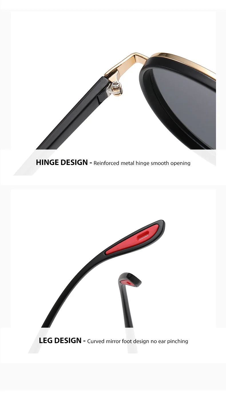 New Retro Pilot UV400 Sunglasses Men Women Brand Designer Sun Glasses Unisex Outdoor Shades Classic Trendy Eyewear