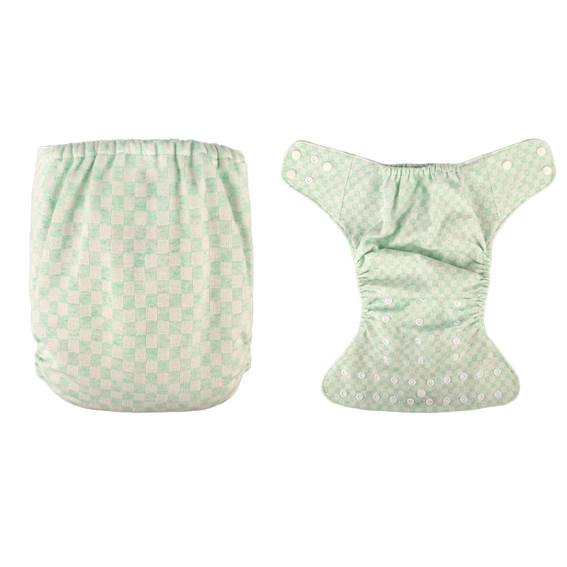 Reusable diapers pants for 0-3 years baby washable nappies ecological diapers organic cotton size adjustable soft 1 piece