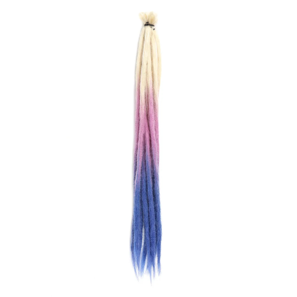 Synthetic Handmade Dreadlocks Hair Extensions Natural Braiding Hair For Black Women Crochet Hair Ombre Colored Crochet Braids