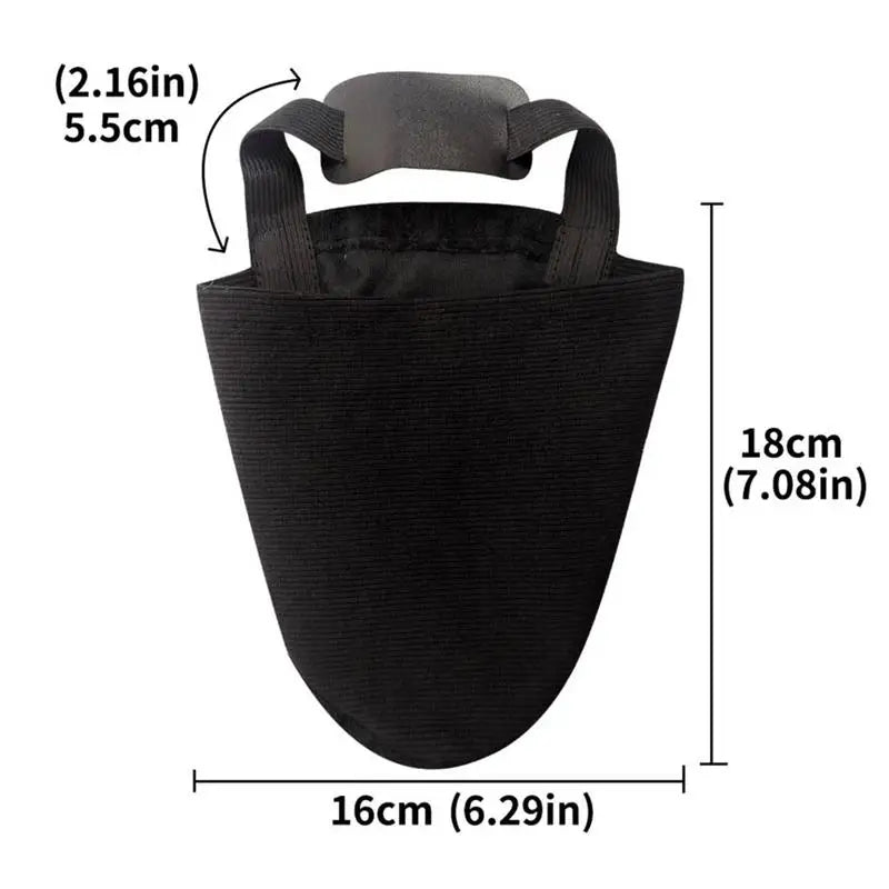 Bowling Shoe Cover Non-Woven Fabric Bowling Shoe Equipment Cover With Elastic Cord Black Bowling Shoe Equipment Slipper Cover