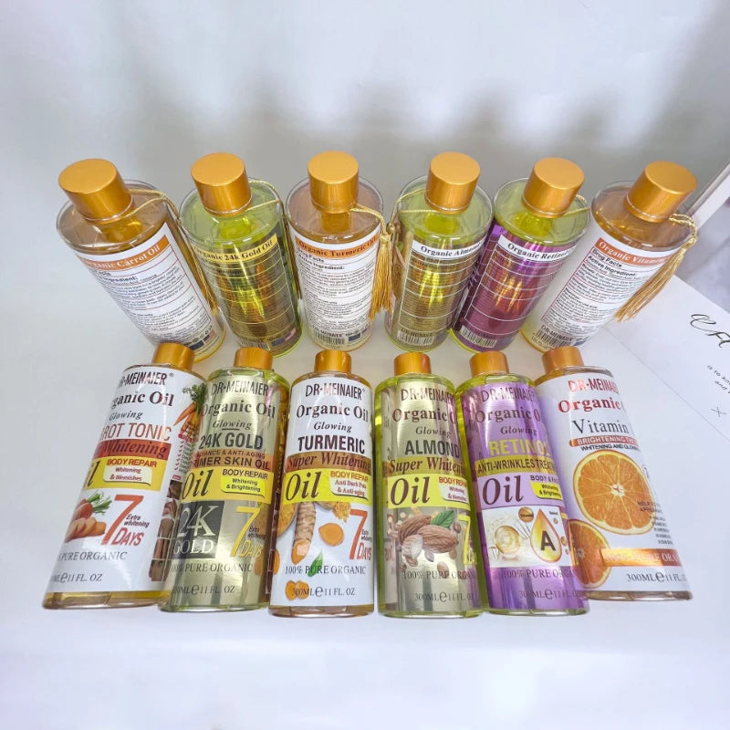Super Moisturizing Body Care Oil Correcting Meridian Spa Relaxation Oil Arbutin Hydrates Skin With Turmeric Retinol Massage Oil