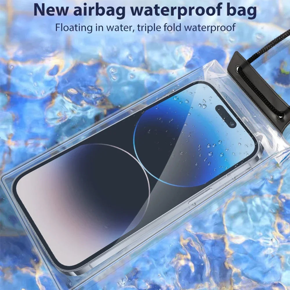 IPX8 Universal Waterproof Phone Case Water proof Bag Mobile Cover for iphone 13 14 15Pro Pouch Coque Underwater Cases Protector