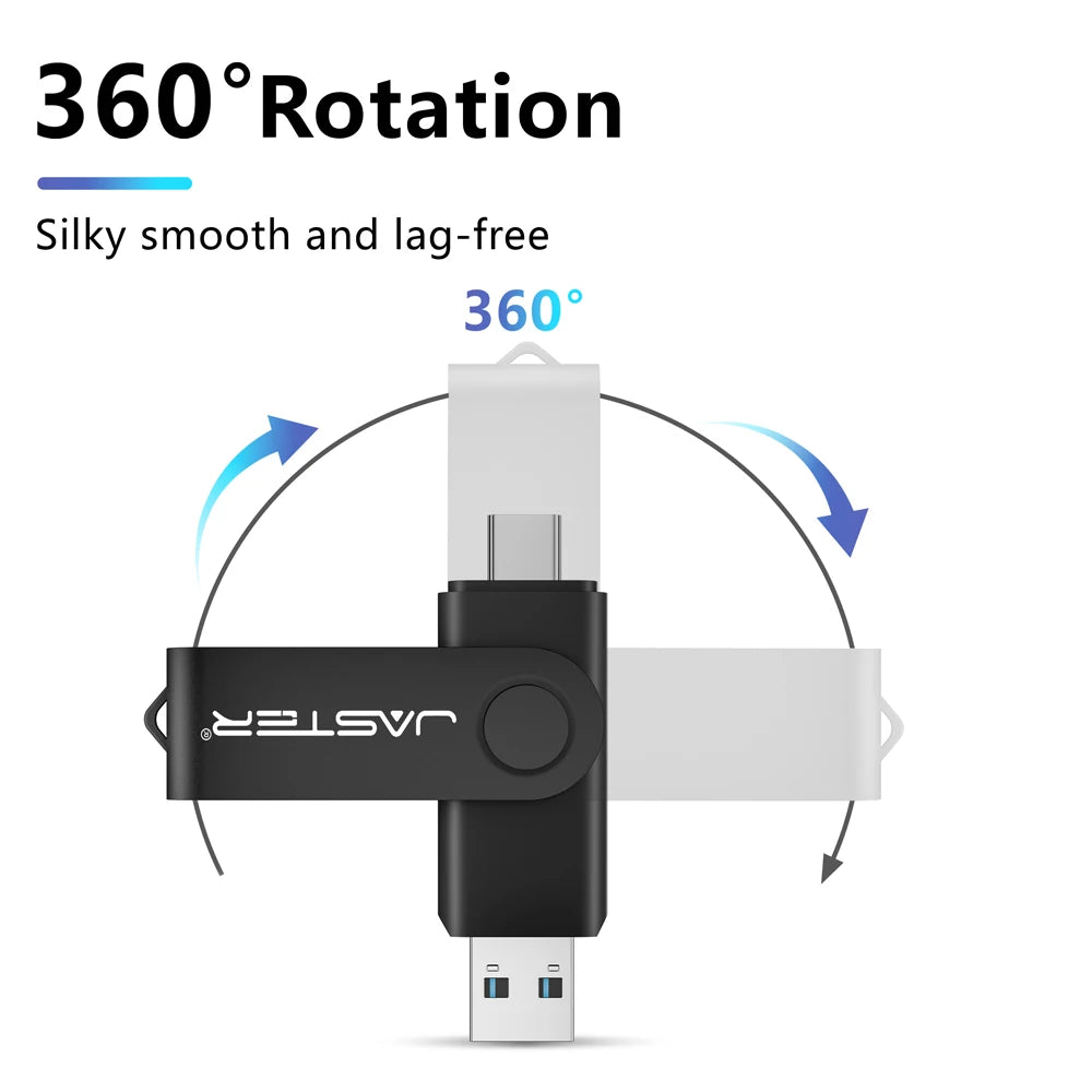 Metal OTG 2 IN 1 Type C pen drive 128GB usb memory stick 4GB 8GB 32GB 64GB 128GB cle usb cle usb flash drive memoria usb