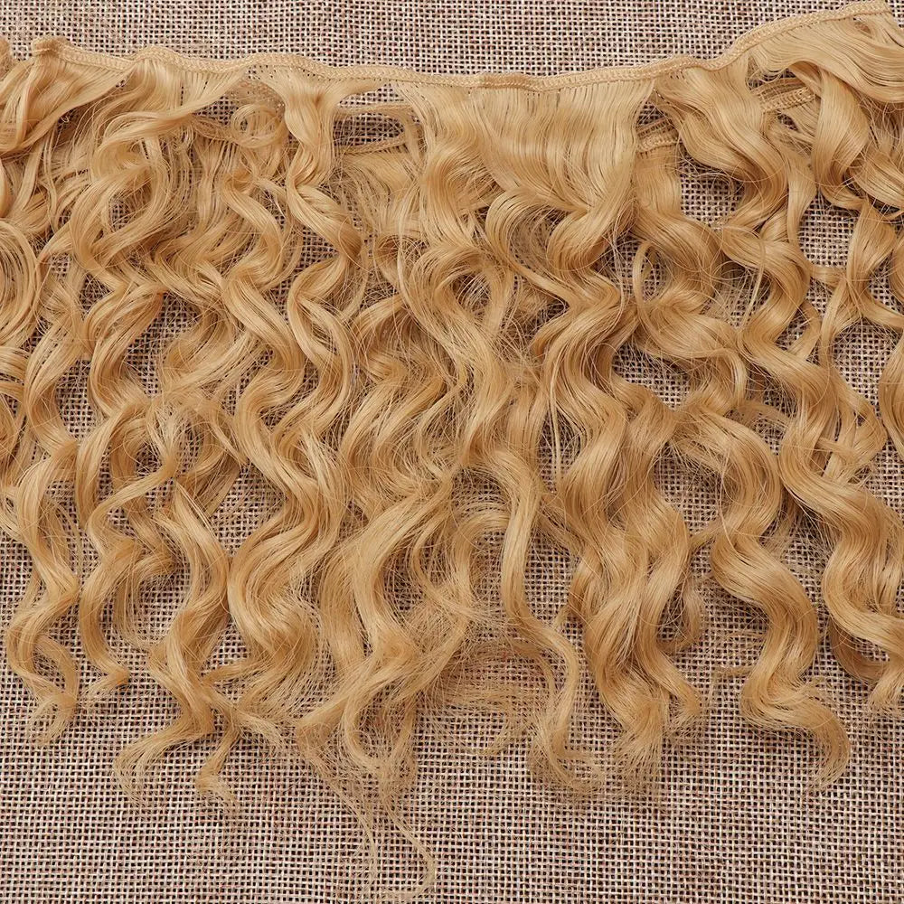 15*100cm Fashion Mini Tresses Doll Hair 1/6 1/4 1/3  High-Temperature Curly Wigs Screw Periwig Toy Toupee Kids Gifts Accessories