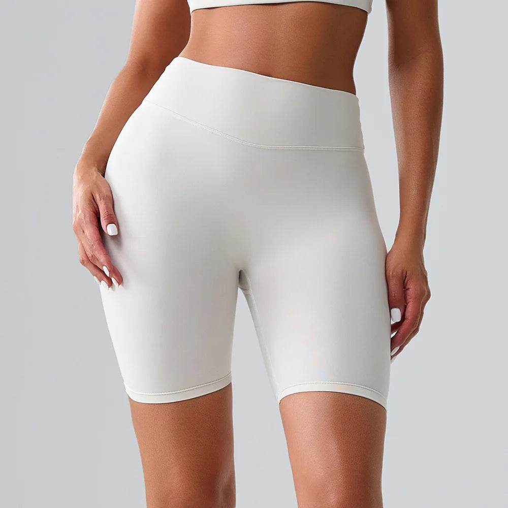 Women Sports Biker Shorts Women High Waist Yoga Shorts Cycling Shorts Push Up Fitness Leggings Tummy Control Yoga Slim Shorts