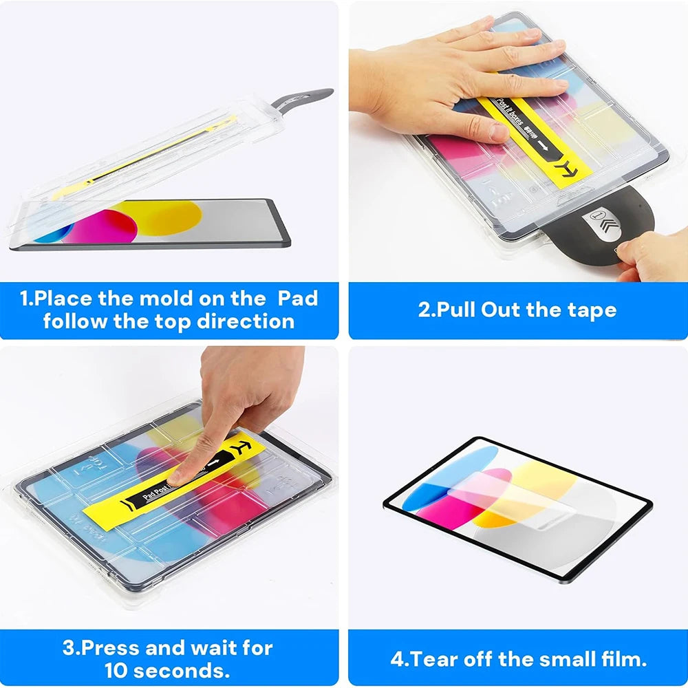 For IPad 11th A16 2025 Tempered Glass Screen Protector with Auto-alignment Installation Kit for IPad Air6 Air 11/13inch Films
