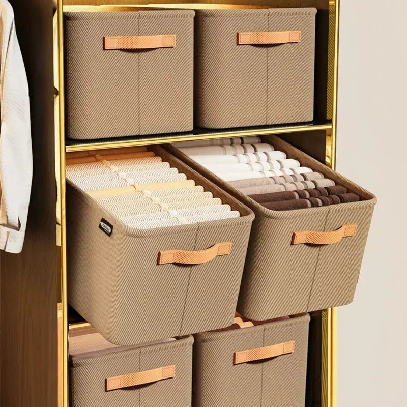 Wardrobe Organizer Box for Storage in The Closet Underwear Drawers Storage Bedroom Cabinet Socks Bra Storage Pants Organizer