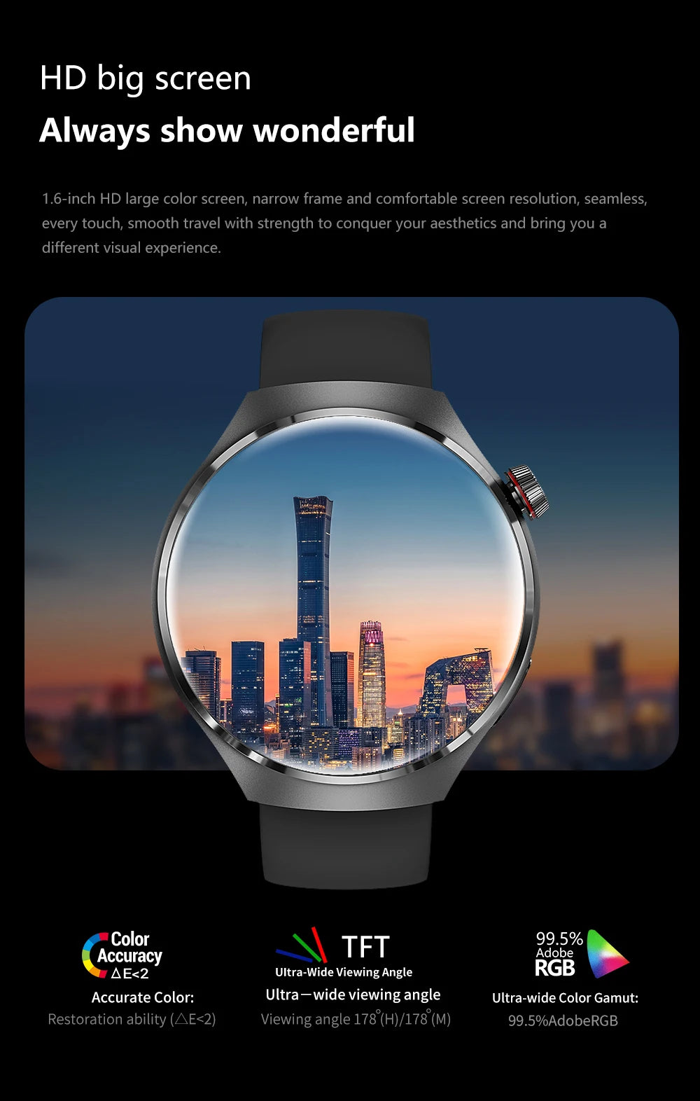 2026 Smart Watch HD Bluetooth Calls GPS Exercise Tracking Health Monitor 100+ Modes Voice Assistant