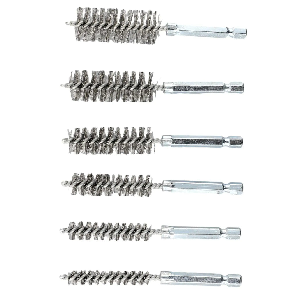 Hot New Tools & Workshop Equipment Cleaning Brush Drilling Brushes 6 Pieces 6 Sizes Cleaning Brushes Electric Drill