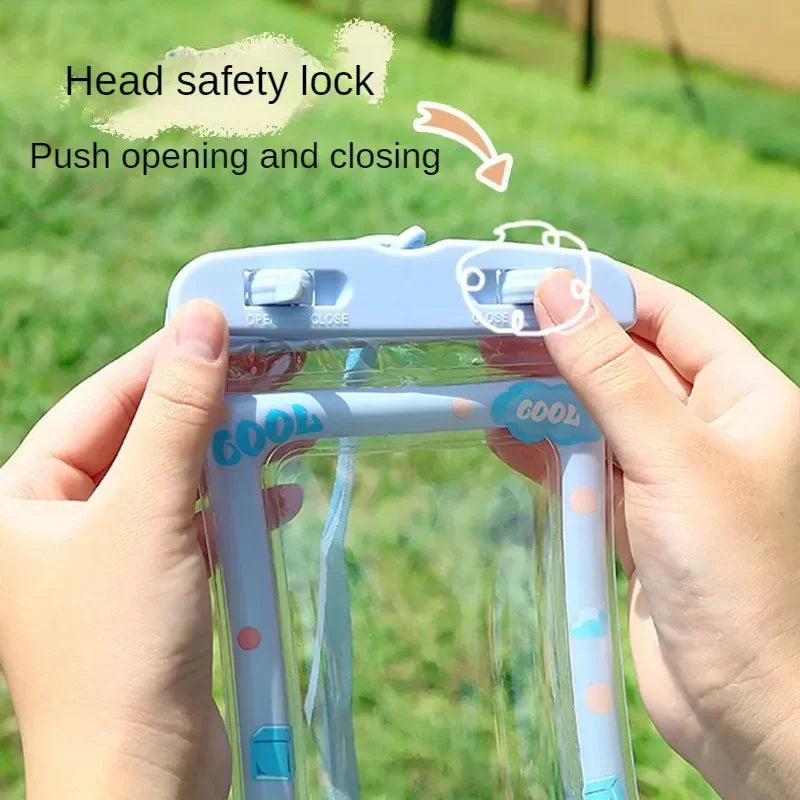 Universal Waterproof Phone Pouch with PVC Airbag Underwater - Touchscreen Case for Swim and Diving 도매 Льготы