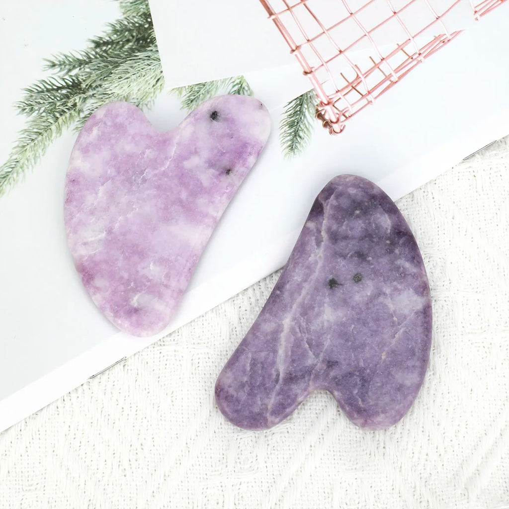Guasha Massage Natural Stone Jade Scraper Facial Gua Sha SPA  Neck Massager for Face Lifting Wrinkle Remover Beauty Healty Tool