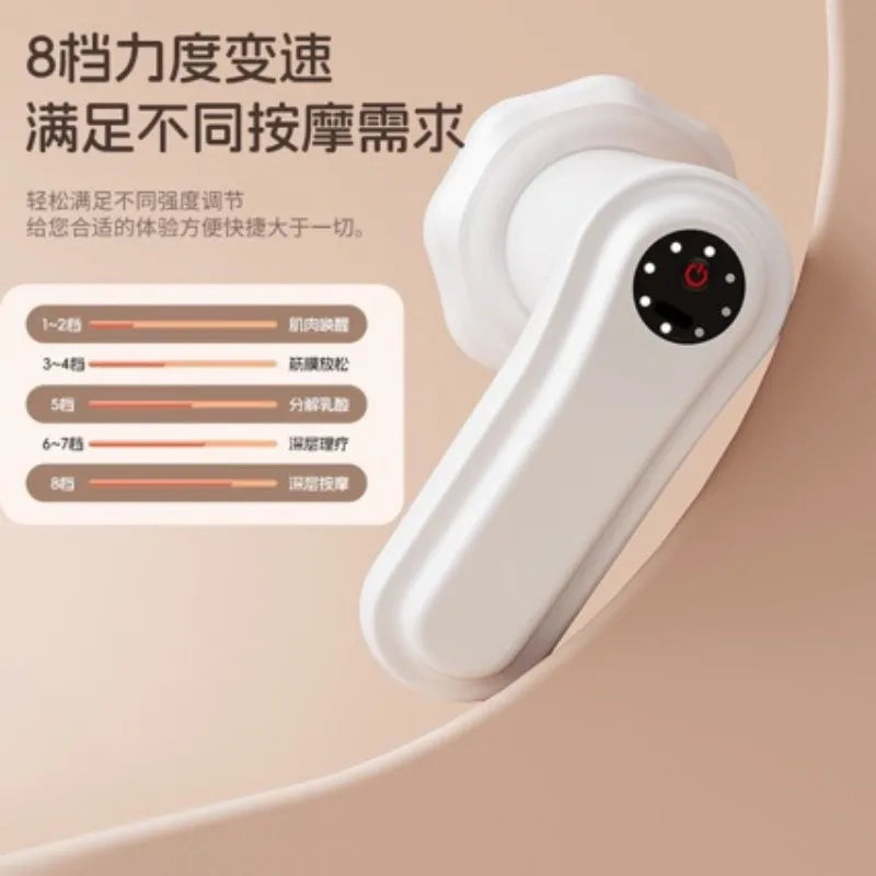 New Handheld Full Body Massager Electric Massage Stick Dual-Use for Waist & Neck Fascia Gun Body Sculpting Fat Blaster