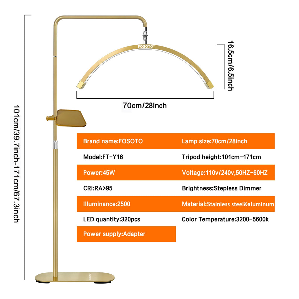 Fusitu Professional Multifunctional Ring Light photography TikTok Video Live Stream Beauty Salon Lash Tattoo Makeup Fill Light
