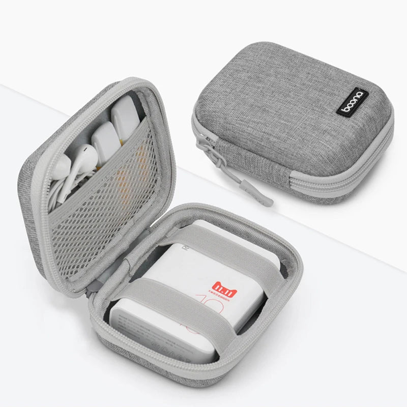 Shockproof Electronics Organizer Case for Power Adapter Cable Storage Bag Bluetooth Earphone Case Travel Small Tech Gadget Pouch