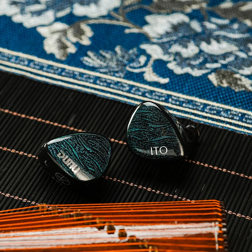 DUNU x KOTO ITO In-ear Earphones 2DD+2BA Hybrid Drivers IEMs with 4-Core Single-Crystal Copper Q-Lock Interchangeable Plug Cable