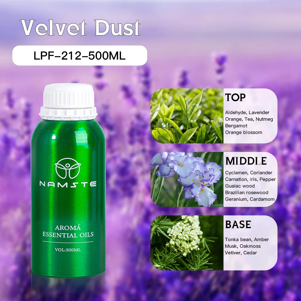 500ML PURE Plant Essential Oil Luxury Hotel Inspired Aromatherapy Scent Diffuser Oil Perfumes For Aroma Diffuser & Humidifier