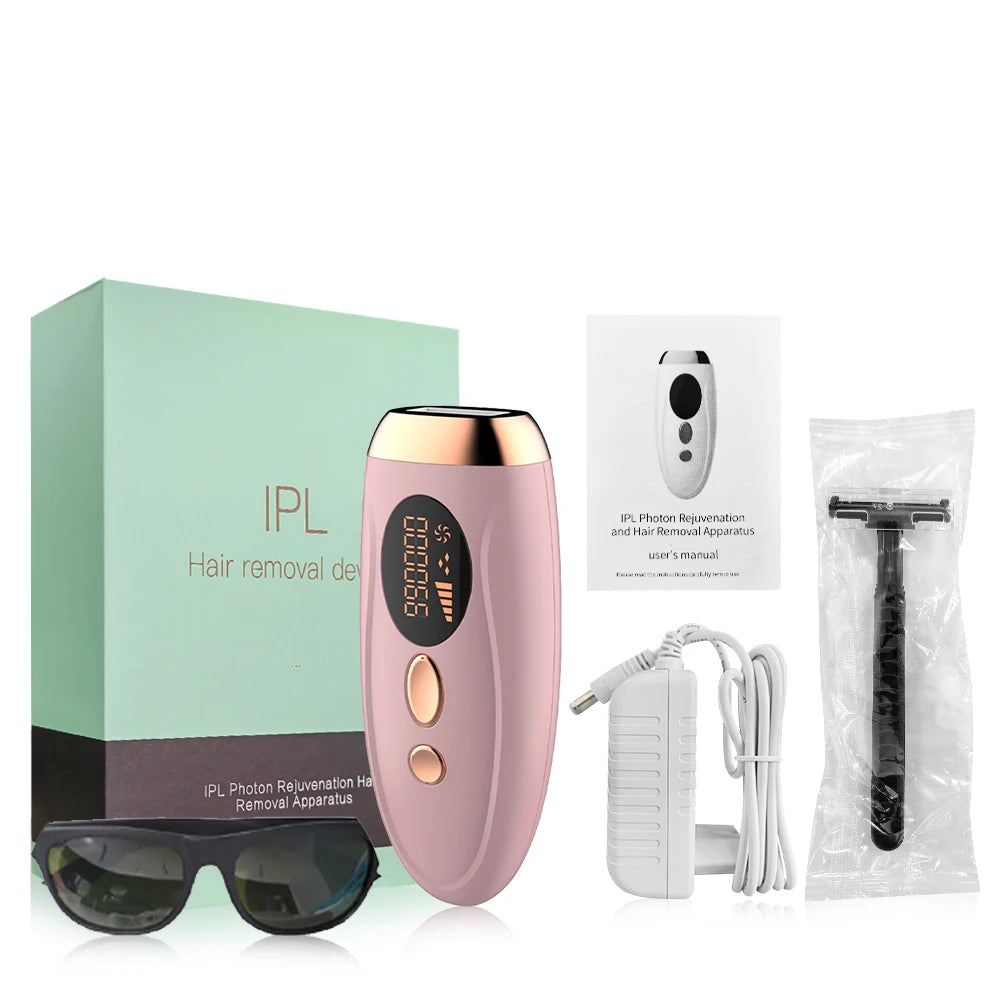 999999 Flashes Laser Epilator for Women Body Bikini Legs Armpit Arms Hair Removal Painless IPL Laser Permanent Electric Epilator