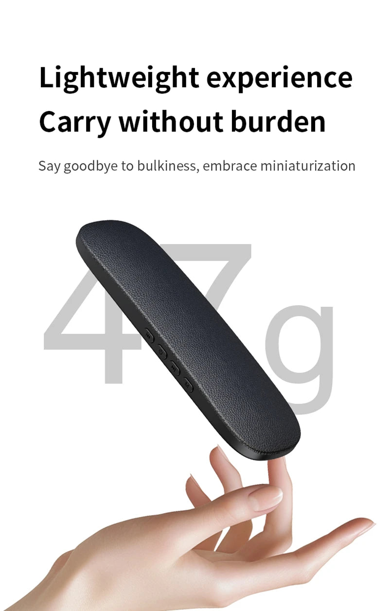 Bluetooth 5.4 Under Pillow Speaker Bone Conduction Speaker Noise Reduction Stereo Music Player With TF Card Slot Timed Shutdown