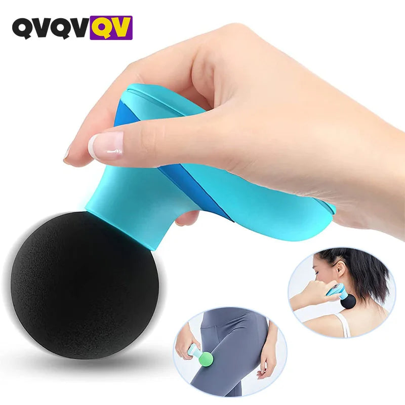 Mini Back Massager-Electric Handheld Massager with 6 Powerful Mode for Body Relieves Neck Shoulder Back Waist Leg Muscle Tension