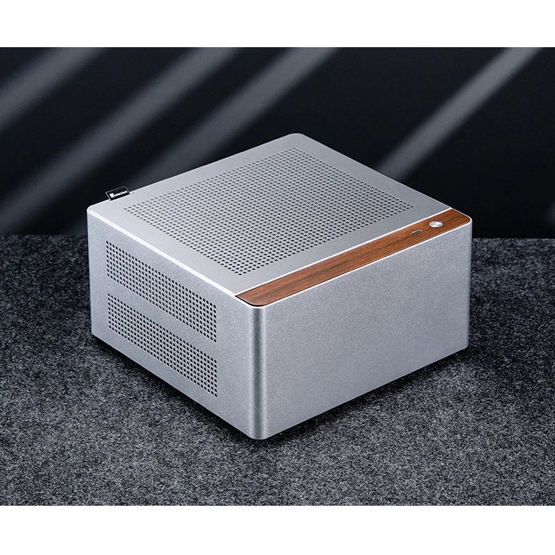 JONSBO N10/NV10 MINI ITX Case Supports 1U FLEX Power Supply Aluminum Alloy Desktop Office Computer Case
