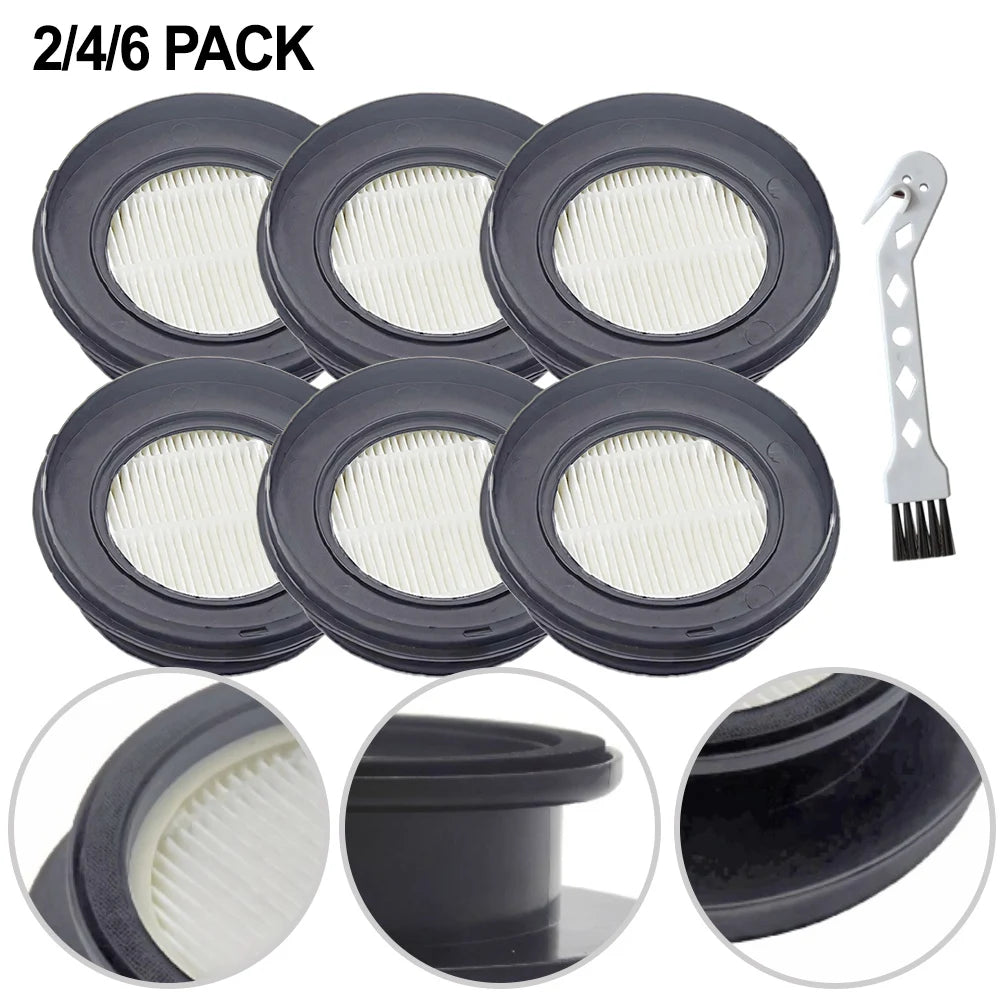 HEPA Filter Replacement For SunSare X7A-US And For Fieety For V7 Cordless Vacuum, Washable, Cleaning Brush
