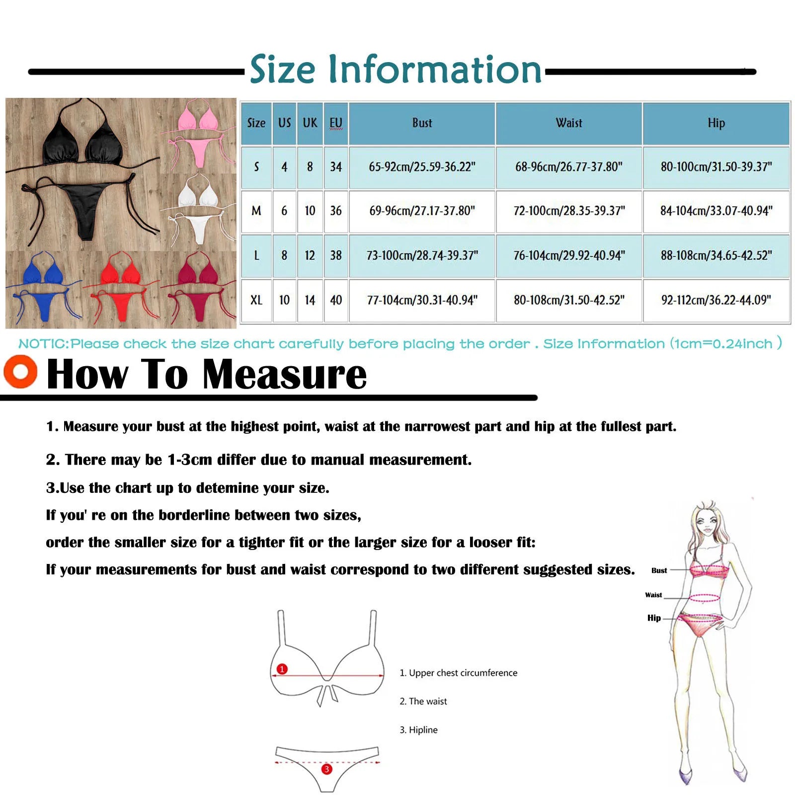 Sexy Women Bikini Lingerie Set Side Tie Swimsuit T--back Low Rise Thong Bandage Style Brazilian Swimwear Soft Solid Underwear