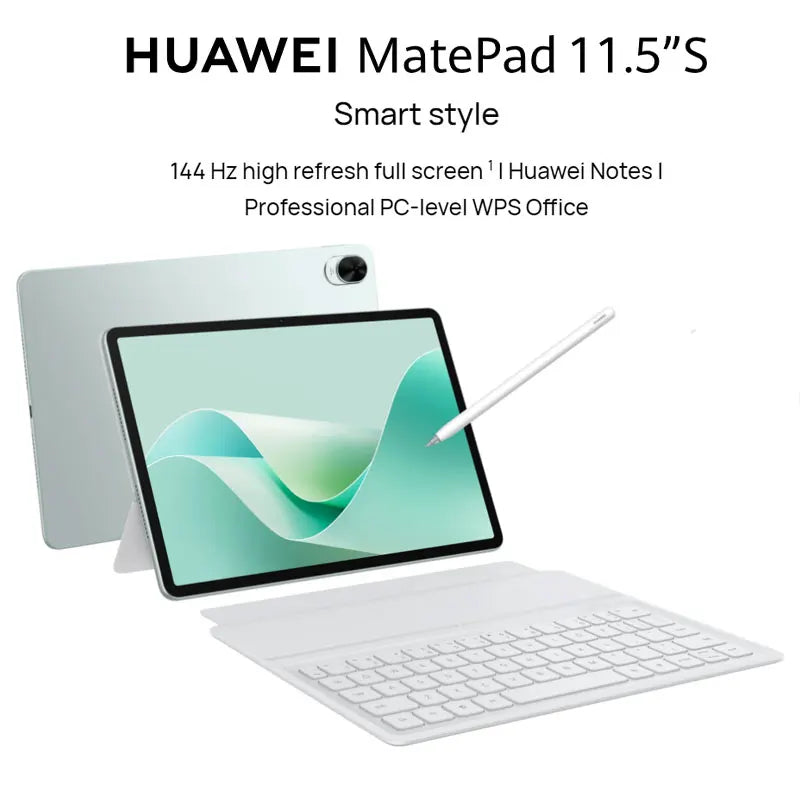 HUAWEI MatePad 11.5S smart WIFI 144Hz high refresh full screen, Huawei Notes, professional PC-level WPS 8800mAh battery