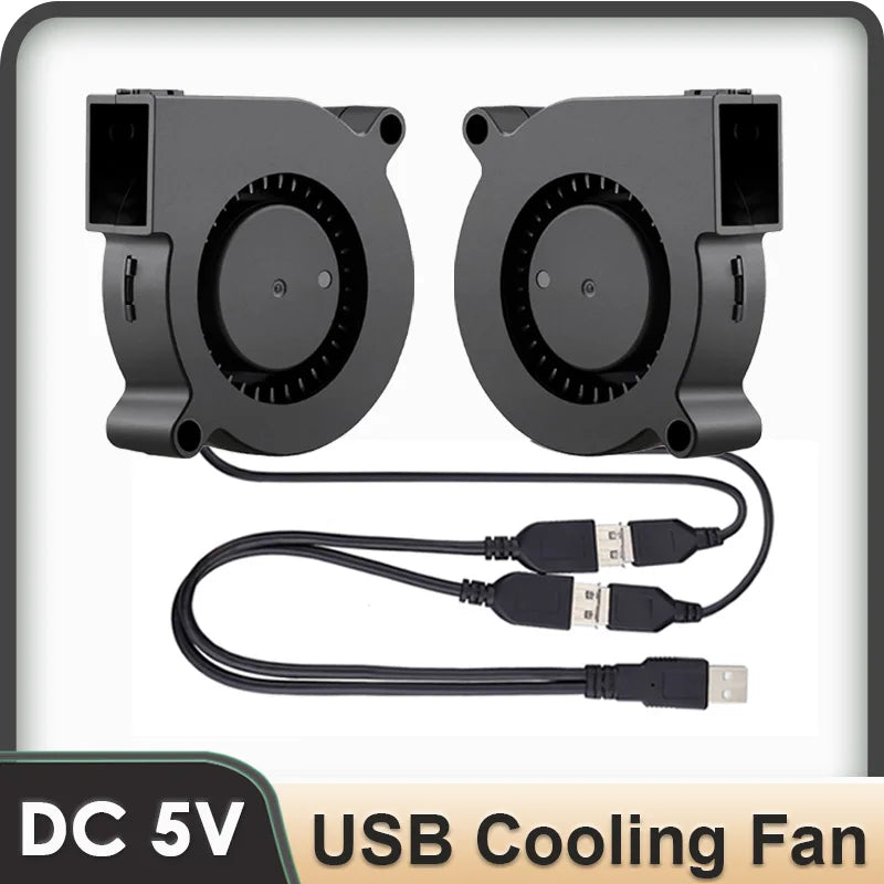 Gdstime 40mm 50mm DC 5V USB 60mm 70mm TV Box Cooling Fan 120mm 140mm Brushless AV Receiver Cooler w 2 in 1 USB Controller Cable