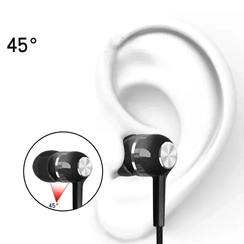 Universal 3.5mm Wired Headphones In Ear Headset Wired Earphones with Mic HiFi Stereo Earbuds Sports In-line Control For Phones