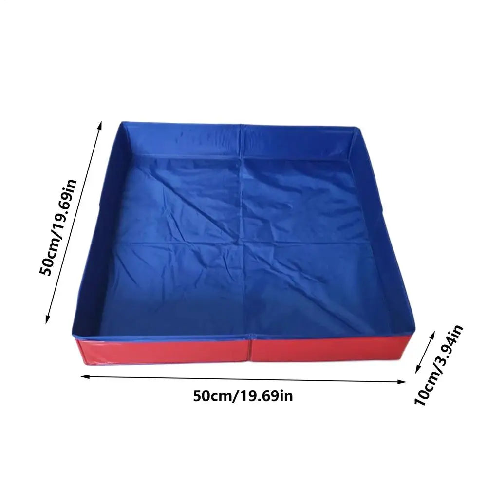 Dog Kids Pool PVC Folding Pet Swimming Pool Non-Inflatable Foldable Wading Pool Anti-Slip For Puppy Cats Other Animals