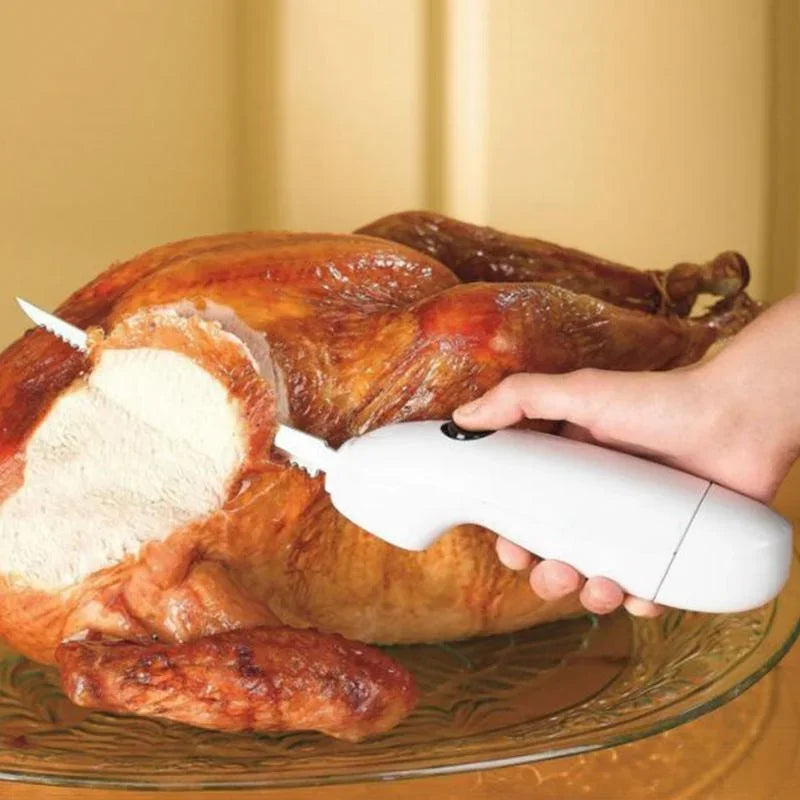Kitchen Easy Cut Electric Cordless Cutting Tool Household Products Portable Rechargeable Stainless Steel Electric Steak Knife