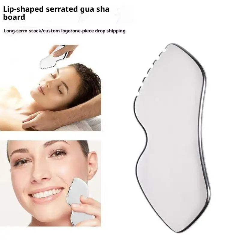 Gua Sha Board Guasha Massage For Face Stainless Steel Body Massager Facial Scraping Plate SPA Guasha Scraper For Neck Back