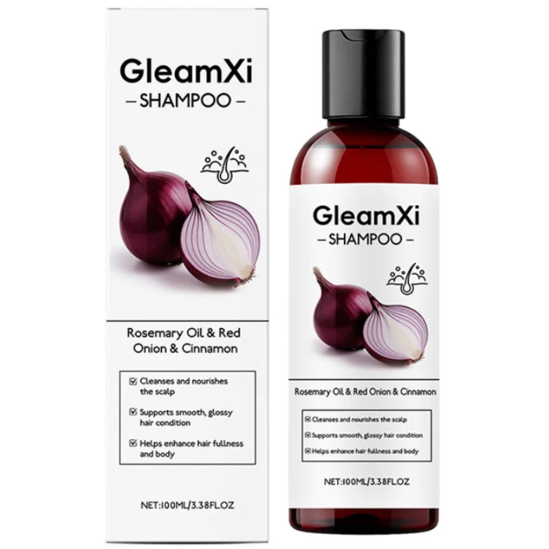 Rosemary Red Onion Hair Shampoo Deep Control Oil Cleanses The Scalp Enhance Hair Combability Nourish Moisturize Strengthen Hair